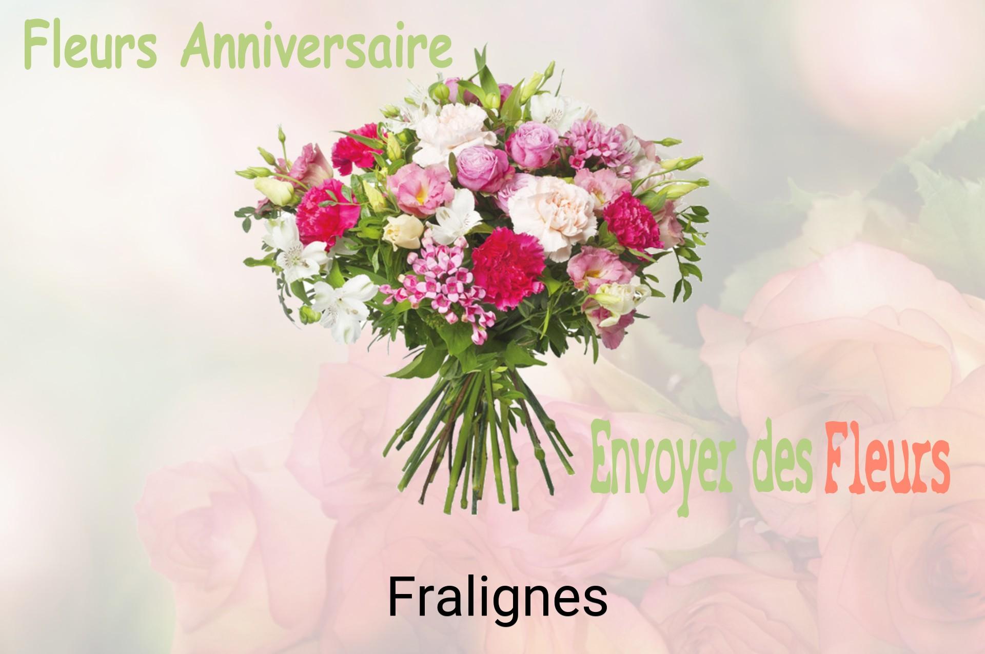 Bouquet de fleurs d’anniversaire livré à Fralignes