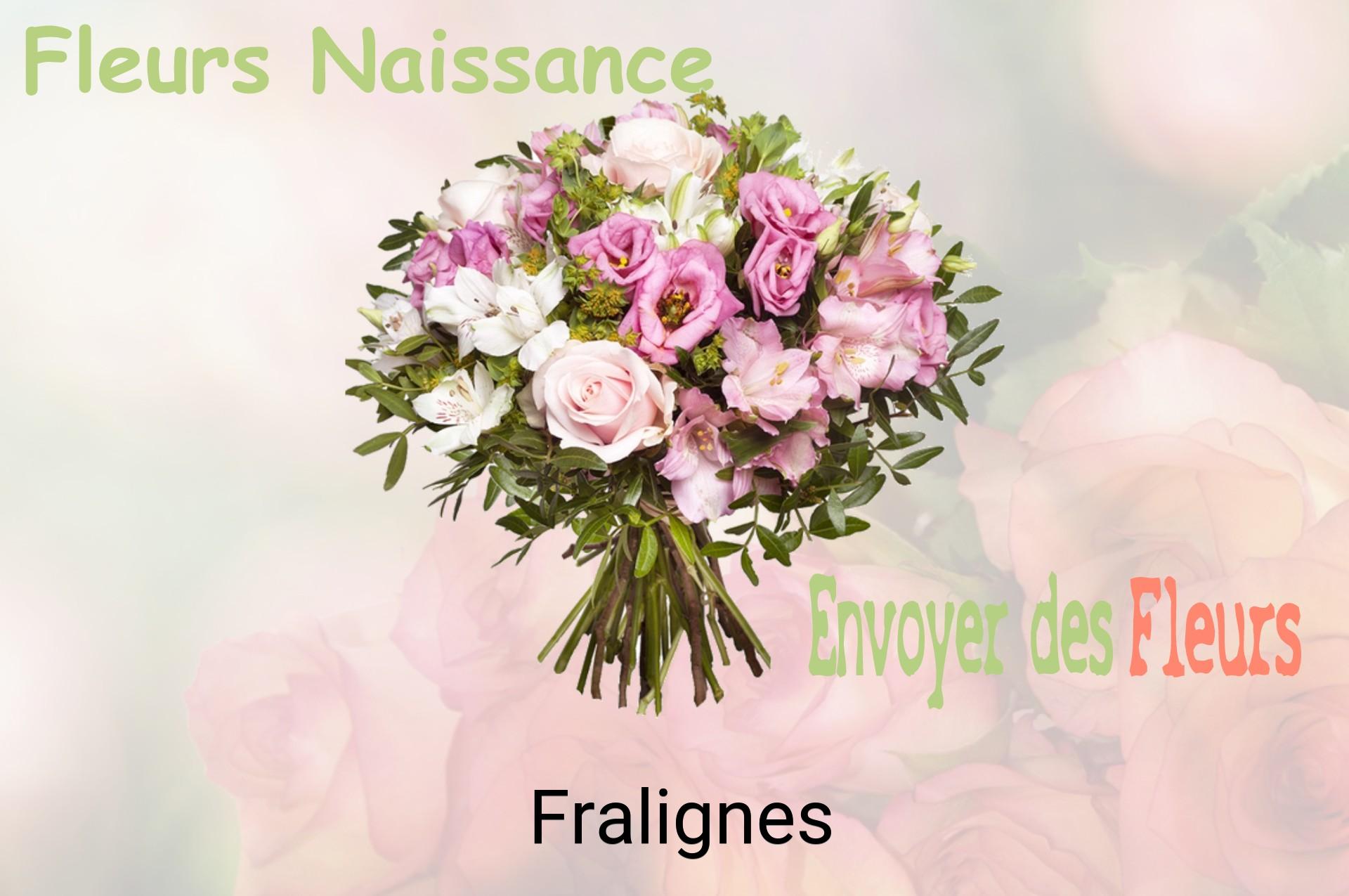 Bouquet de fleurs de naissance livré à Fralignes